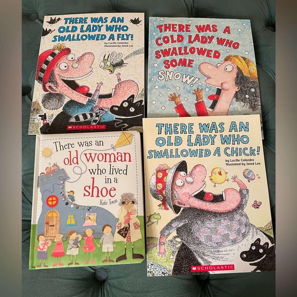 “There was an old lady who…” 4 books - bundle